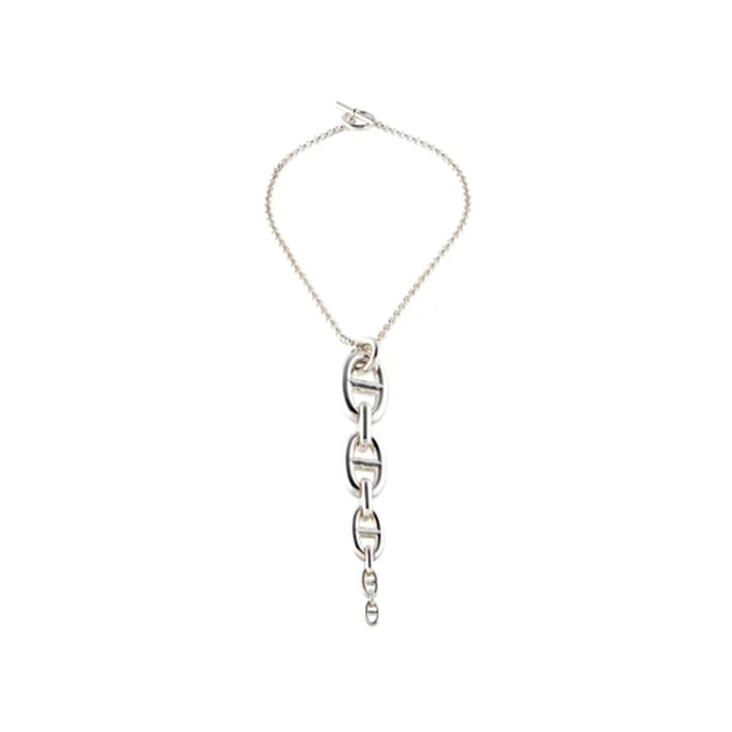 HERMÈS CHAINE D'ANCRE ENCHAINEE PENDANT NECKLACE 